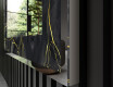 Backlit Decorative Mirror - Golden Veins #3