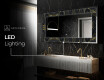 Backlit Decorative Mirror - Golden Veins #10