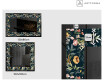 Backlit Decorative Mirror - Cascading Flowers #2