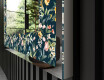 Backlit Decorative Mirror - Cascading Flowers #3
