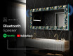 Backlit Decorative Mirror - Cascading Flowers #8