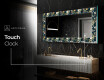 Backlit Decorative Mirror - Cascading Flowers #9