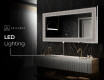 Backlit Decorative Mirror - Dynamic Circles #9
