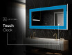 Backlit Decorative Mirror - Symmetrical Diamonds #10