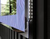 Backlit Decorative Mirror - Colorful Ruffles #3