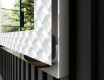 Backlit Decorative Mirror - Inspiring Lines #3