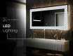Backlit Decorative Mirror - Inspiring Lines #7
