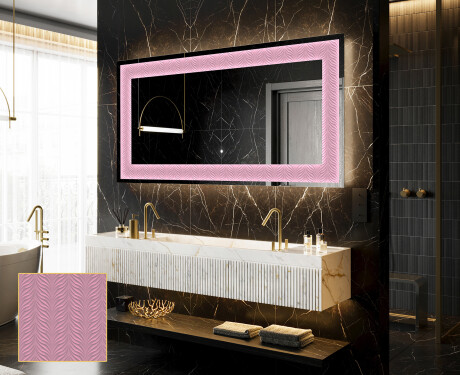 Backlit Decorative Mirror - Experimental Compositions