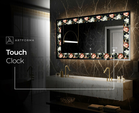 Backlit Decorative Mirror - Plant Rhythms #6