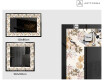 Backlit Decorative Mirror - Floral Reflections #2