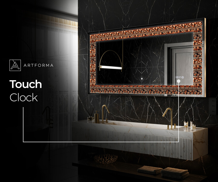 Backlit mirror detail discount