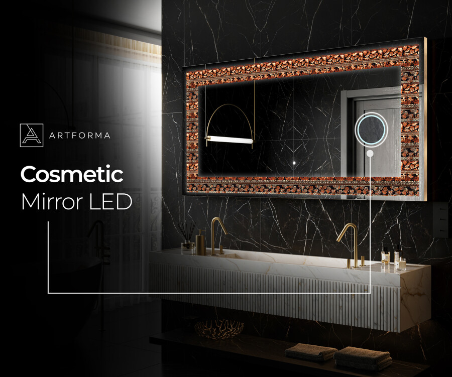 Cosmetic mirror led outlet