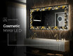 Backlit Decorative Mirror - Floral Symmetries #9