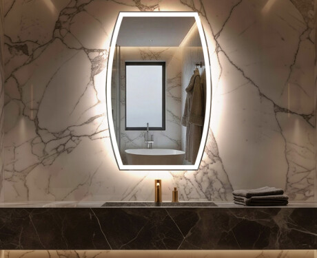 Irregular Mirror LED Lighted decorative design M222