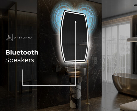 Irregular Mirror LED Lighted decorative design M223 #5