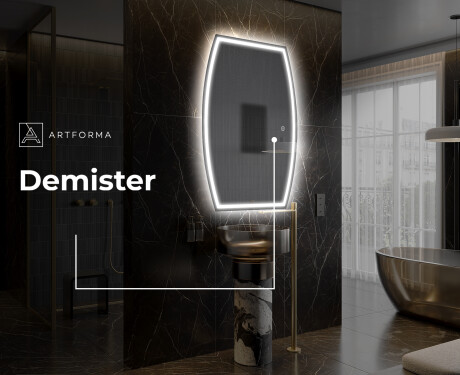 Irregular Mirror LED Lighted decorative design M223 #8