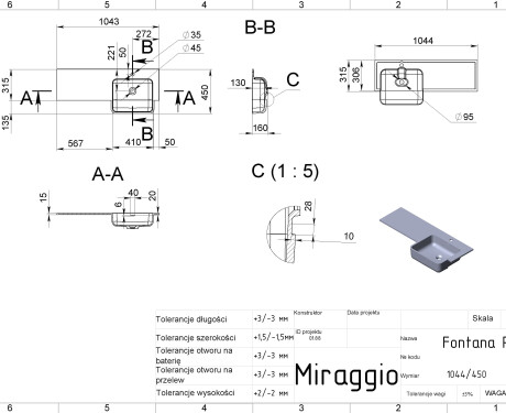 FONTANA R Sink