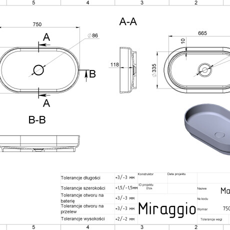 MARTA 750 Sink #6