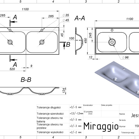 JESSEL 1100-2 Sink #4