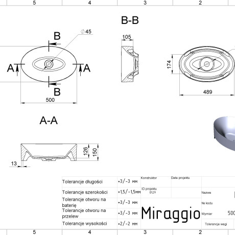 EVORA MIRASOFT Sink #1