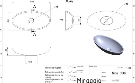 NICE MIRASOFT Sink