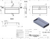 ISLAND 800 MIRASOFT Sink