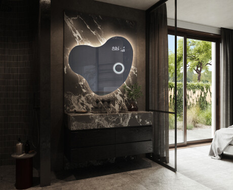 Irregular Mirror LED Lighted decorative design N221 #10