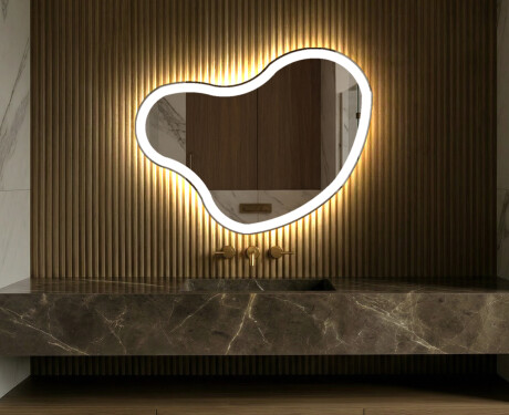Irregular Mirror LED Lighted decorative design N222