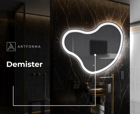 Irregular Mirror LED Lighted decorative design N222 #8