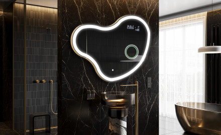 Irregular Mirror LED Lighted decorative design N222