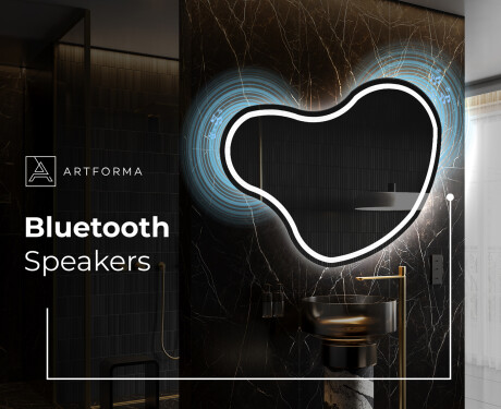 Irregular Mirror LED Lighted decorative design N223 #5