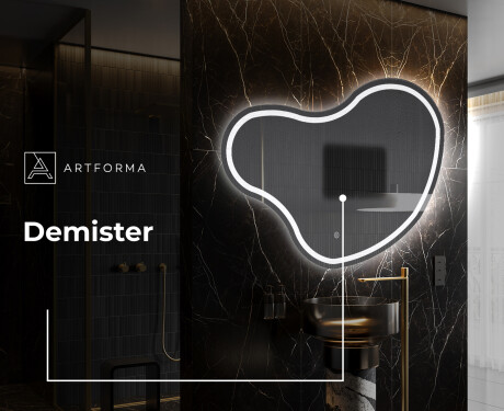 Irregular Mirror LED Lighted decorative design N223 #8