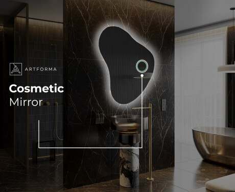 Irregular Mirror LED Lighted decorative design V221 #5