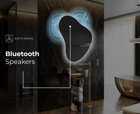 Irregular Mirror LED Lighted decorative design V221 #6