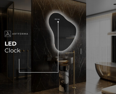 Irregular Mirror LED Lighted decorative design V221 #8