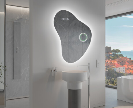 Irregular Mirror LED Lighted decorative design V221 #10