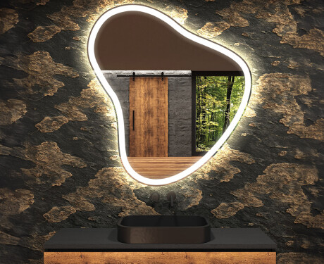 Irregular Mirror LED Lighted decorative design V222