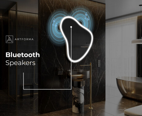 Irregular Mirror LED Lighted decorative design V222 #6