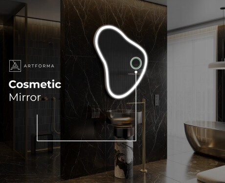 Irregular Mirror LED Lighted decorative design V222 #10