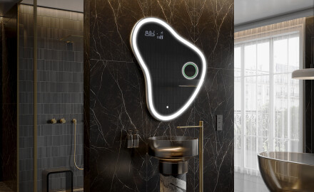 Irregular Mirror LED Lighted decorative design V222