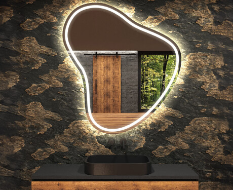 Irregular Mirror LED Lighted decorative design V223