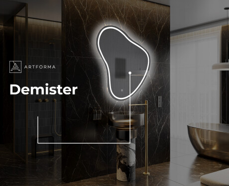 Irregular Mirror LED Lighted decorative design V223 #9