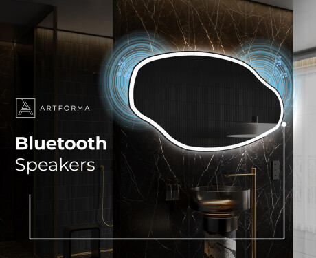 Irregular Mirror LED Lighted decorative design O222 #5