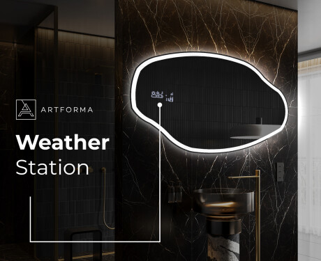 Irregular Mirror LED Lighted decorative design O222 #6