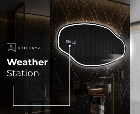 Irregular Mirror LED Lighted decorative design O223 #6