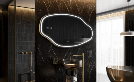 Irregular Mirror LED Lighted decorative design O223