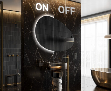 Irregular Mirror LED Lighted decorative design H221 #3