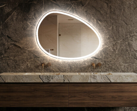 Irregular Mirror LED Lighted decorative design H222