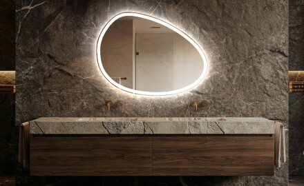 Irregular Mirror LED Lighted decorative design H222