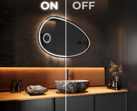 Irregular Mirror LED Lighted decorative design H223 #3